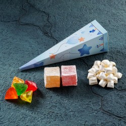 Mavi Bebek Desenli Külah Mevlit Şekeri - Standart